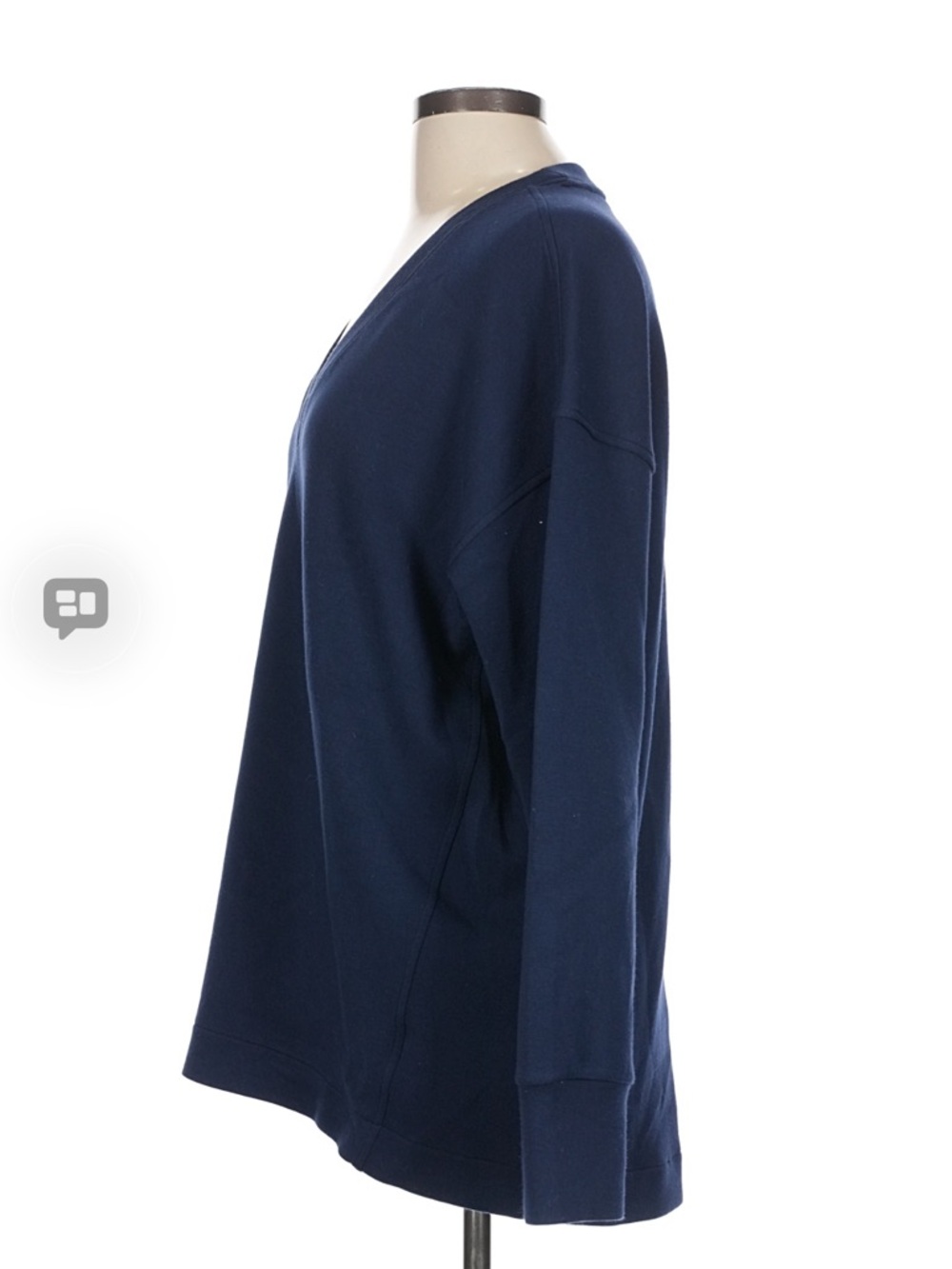 SPANX Navy Air Essentials V-Neck Tunic - Picture 5 of 7